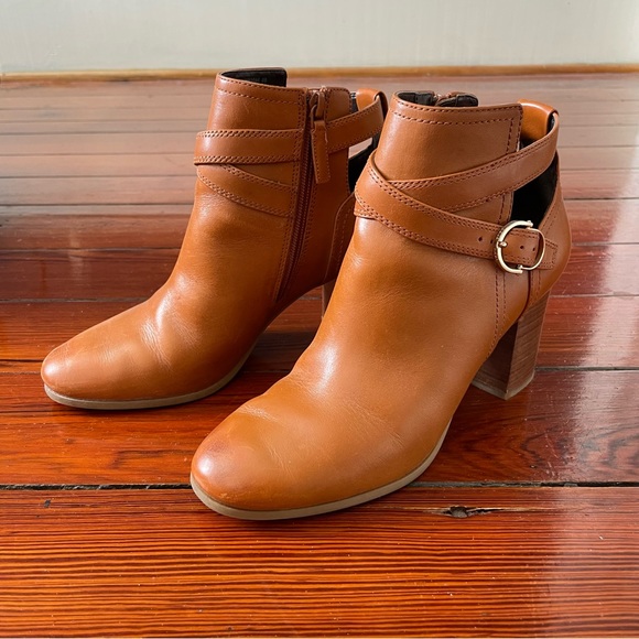 Cole Haan size 8 brown booties - Picture 3 of 8